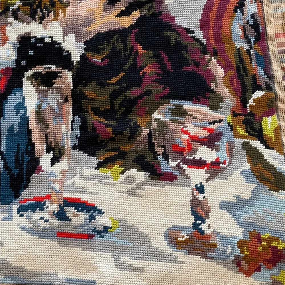 RARE FIND                                     Vintage Tapestry After Renoir 1880 - Picture 6 of 6